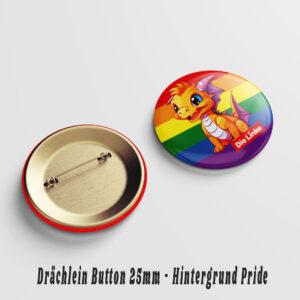Süßer Drachen Button