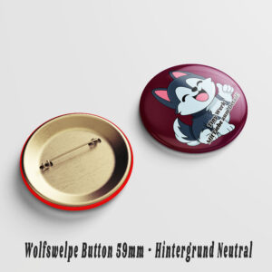 Wolfswelpe Button 59mm